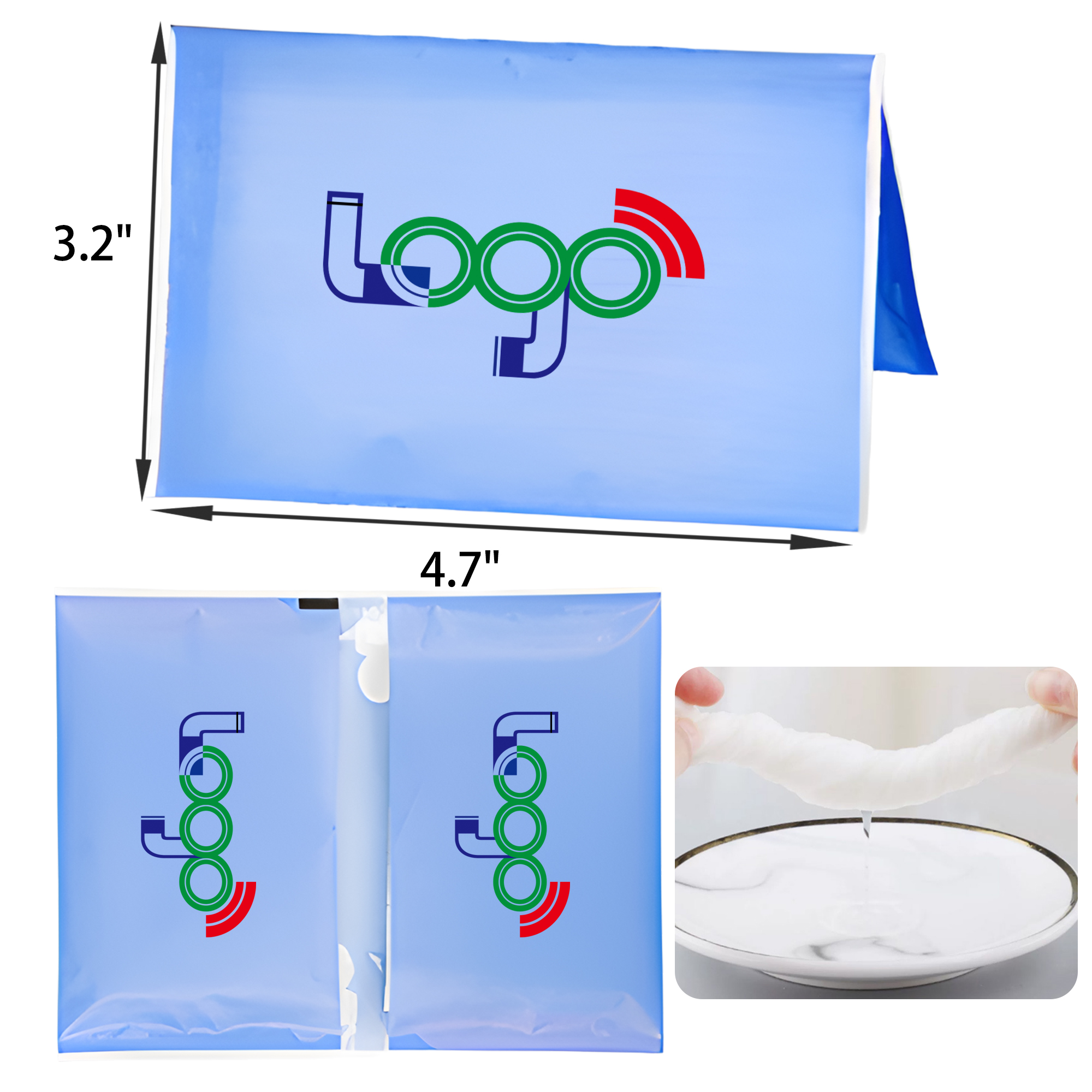 Personalized Full Color Mini Packet Napkins 2