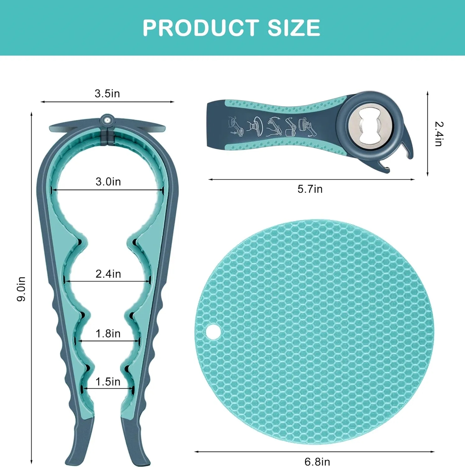 3-Piece Set Bottle Opener 9