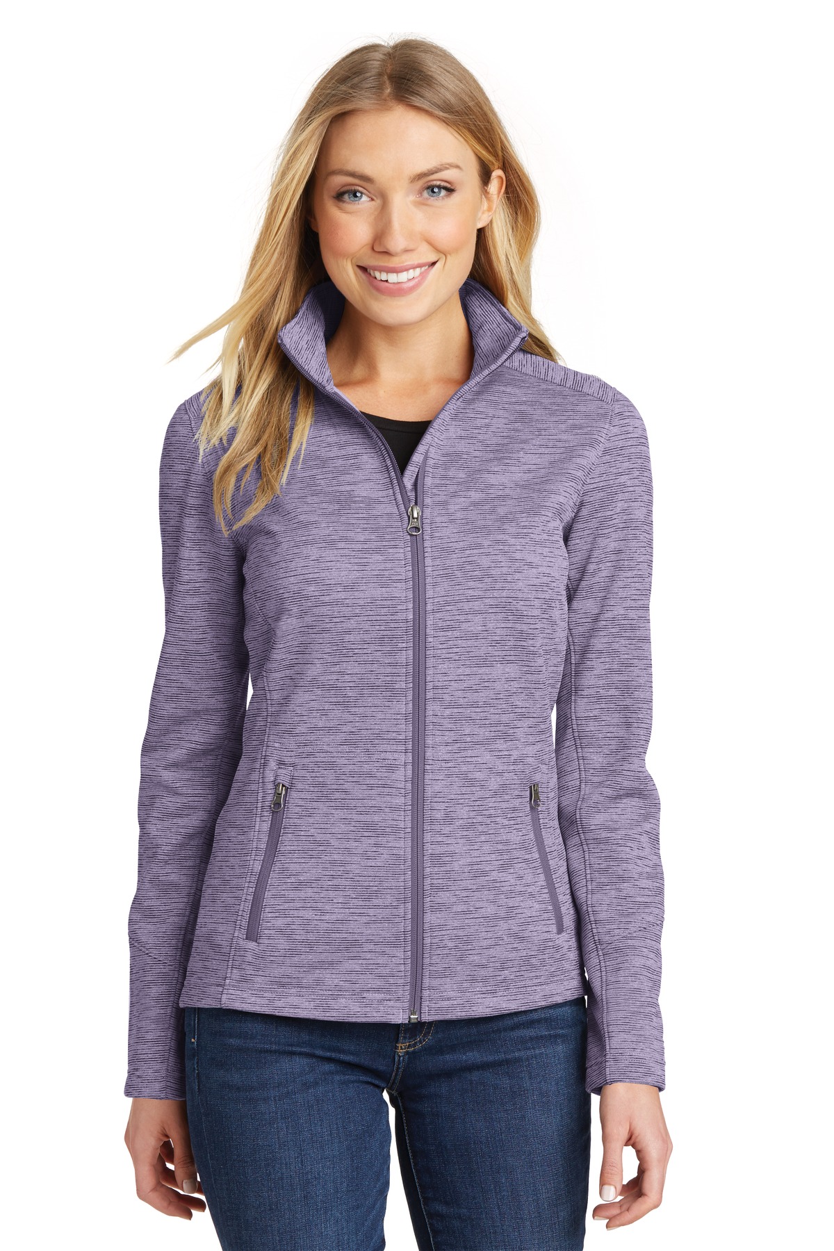 Port Authority Women's Digi Stripe Fleece Jacket. L231 9