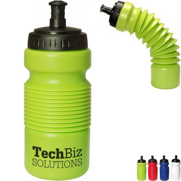 28 0z.Accordion Collapsible Promotional Water Bottle 2
