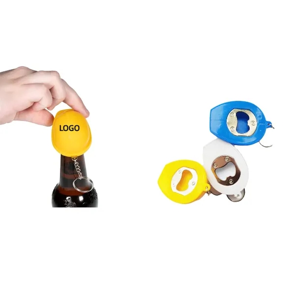 Hard Hat Bottle Opener Keychain 6