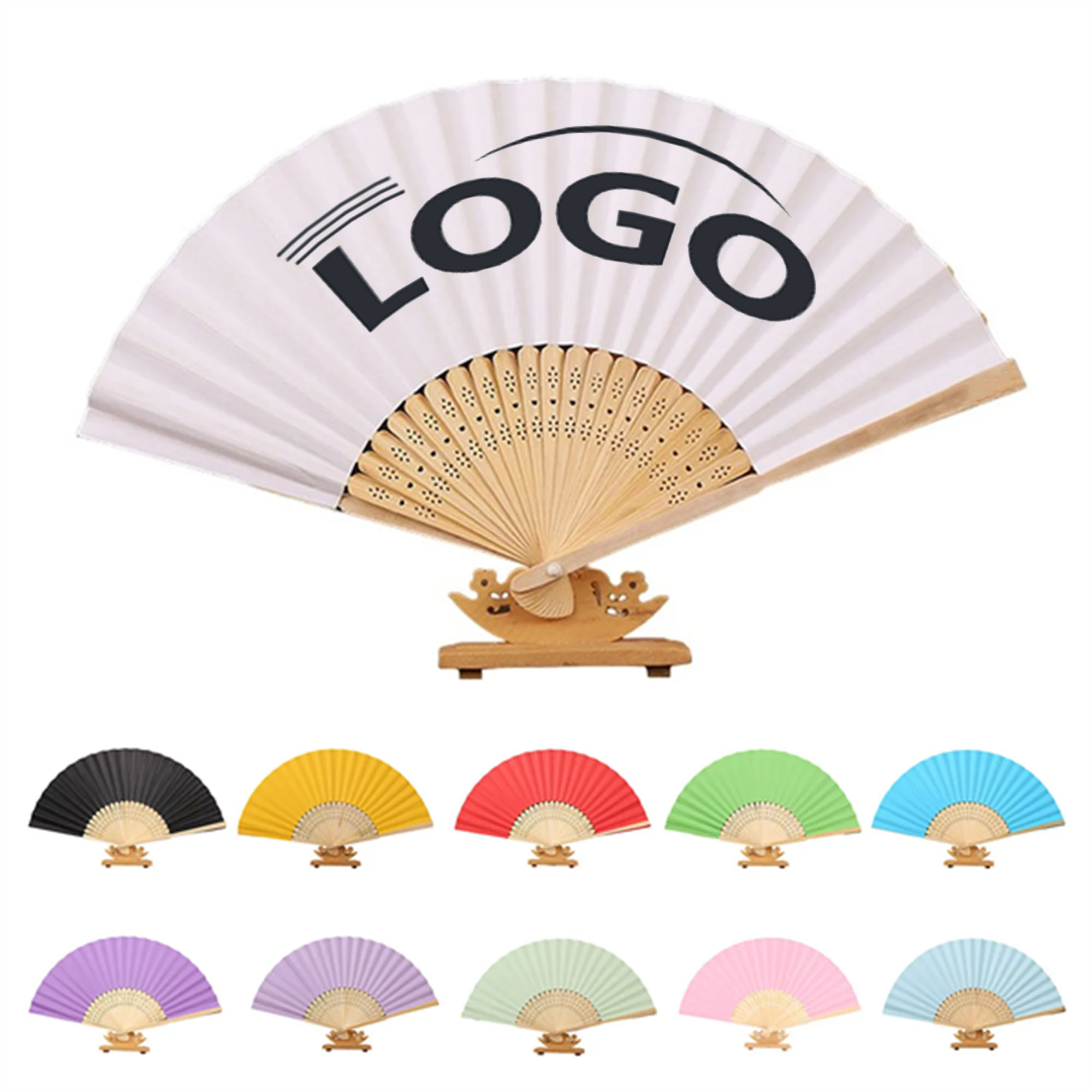 Hand Held Bamboo DIY Fan 2