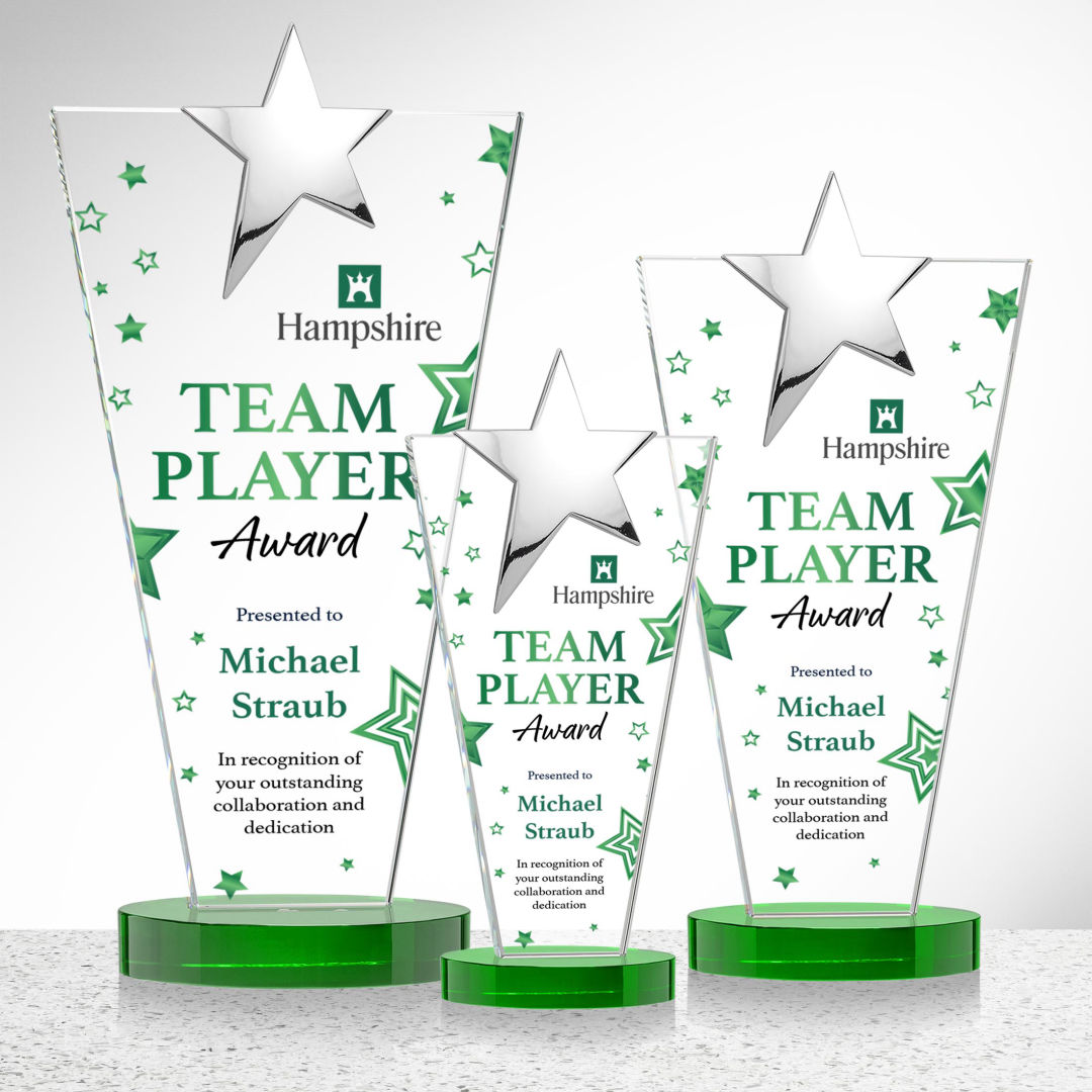 Mantella Chrome Star VividPrint™ Award - Green