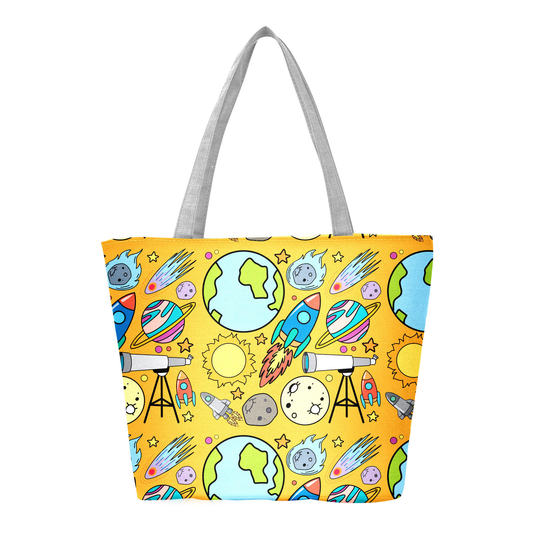 Canvas Tote Bag With Customized Pattern, custom tote bag with logo imprint 8