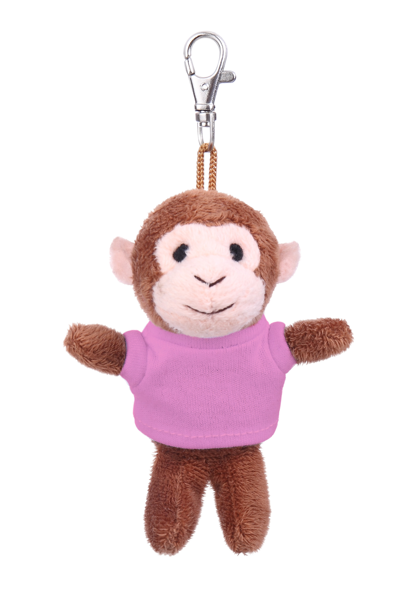 Soft Plush Monkey Keychain with Tee 18