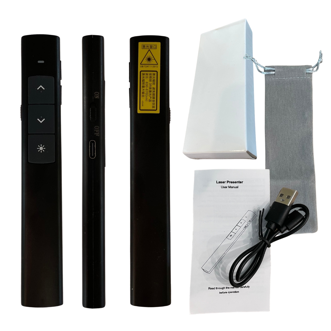 Presentation Clicker with 100m Range and Laser Pointer 3