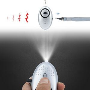 Elegant Safety Alarm Keychain With LED Light And 120DB Panic Sound 33