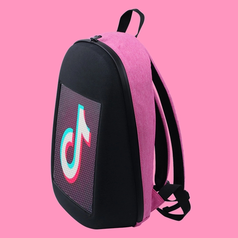 Backpack with LED advertising screen 6