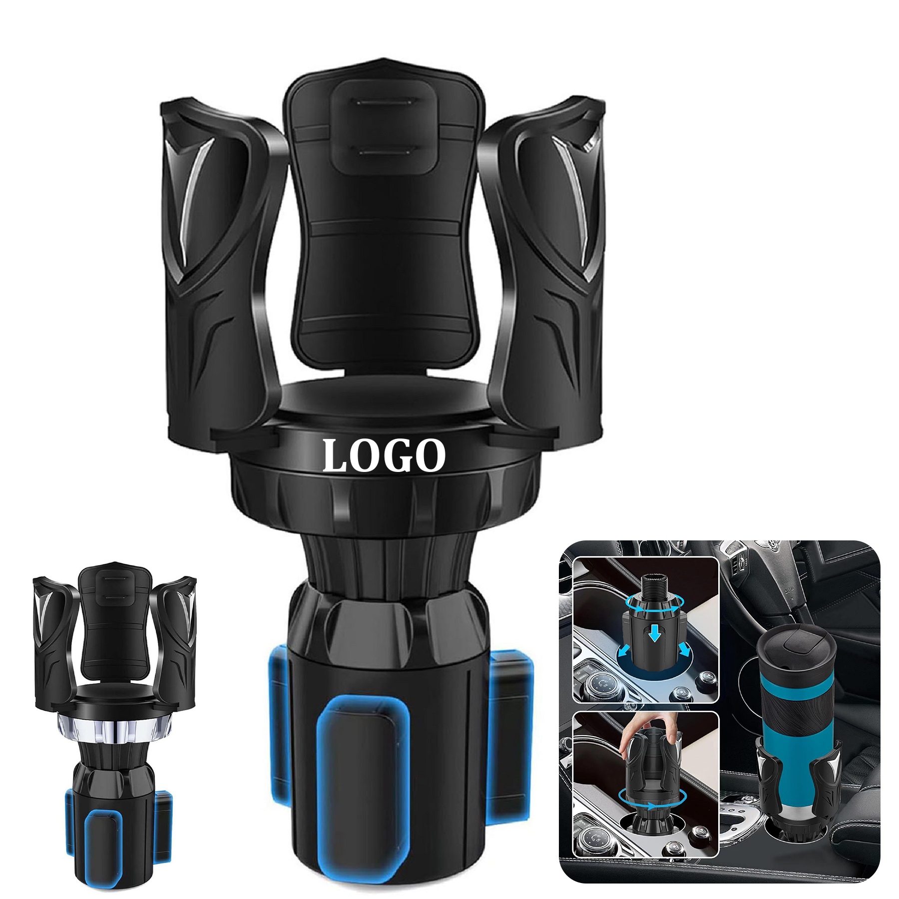 Automatic Car Cup Holder Expander 1