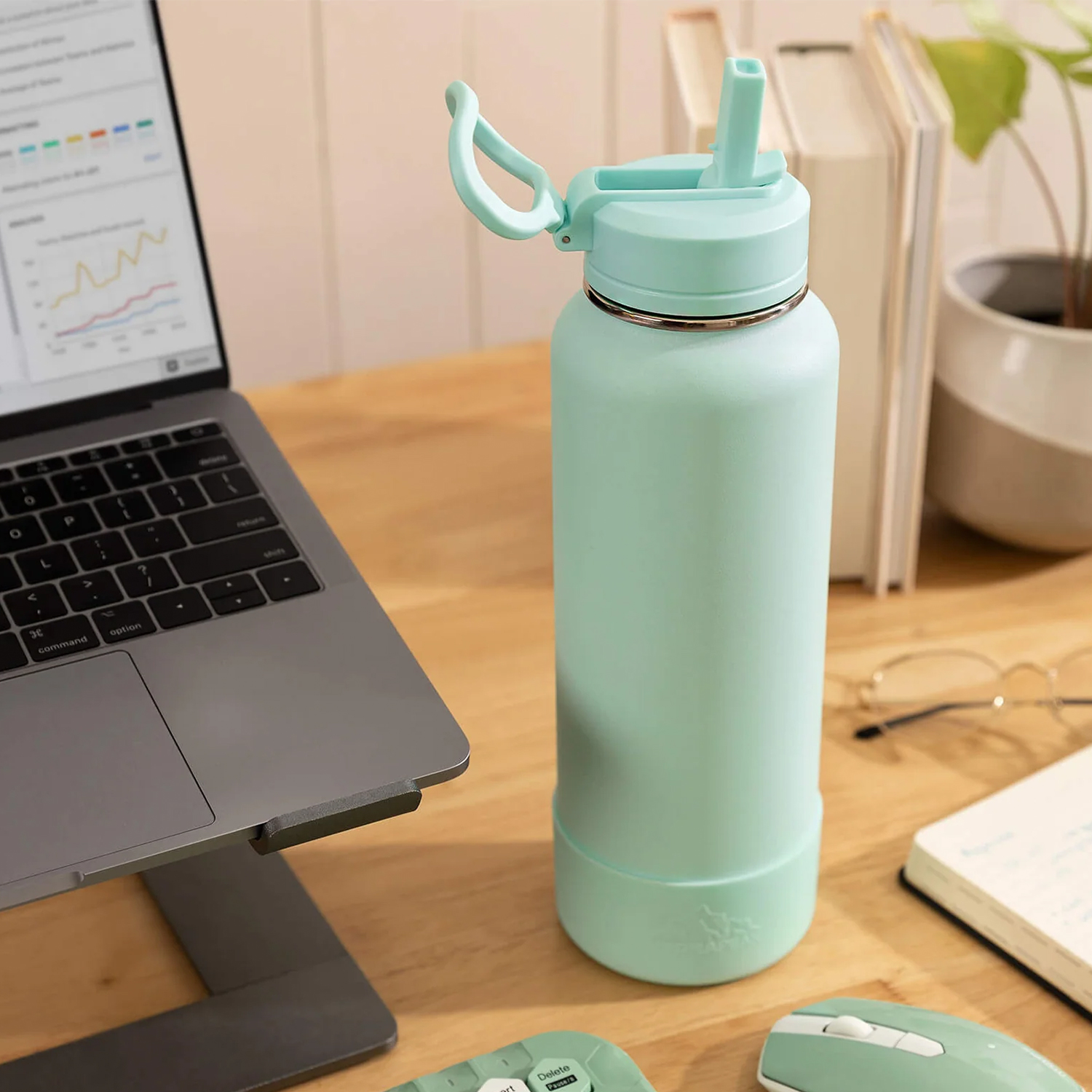 32 oz Hydrapeak® Stainless Steel Insulated Sport Water Bottle w/ Straw Lid, custom water bottle with logo imprint 5