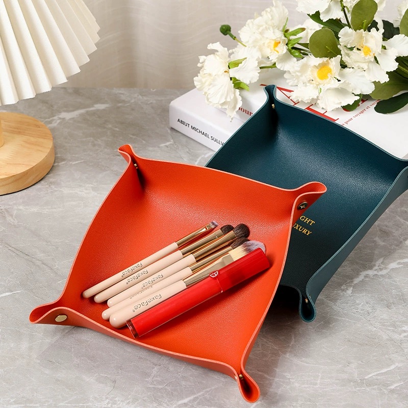 Personalized Leather Valet Tray 2