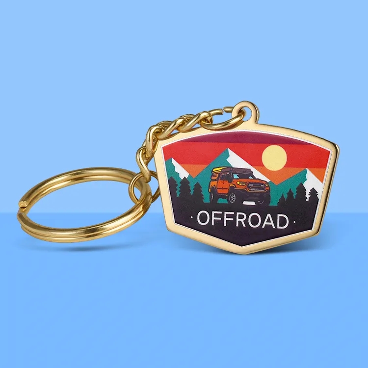 Metal Print Keychains 3"