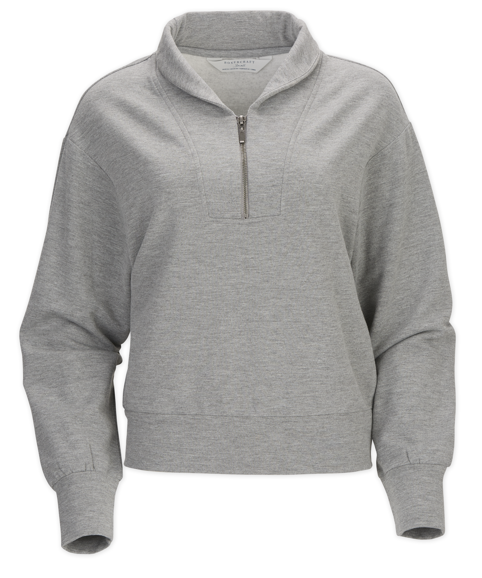 BOXERCRAFT WOMEN'S  DREAM FLEECE 1/4 ZIP PULLOVER 1