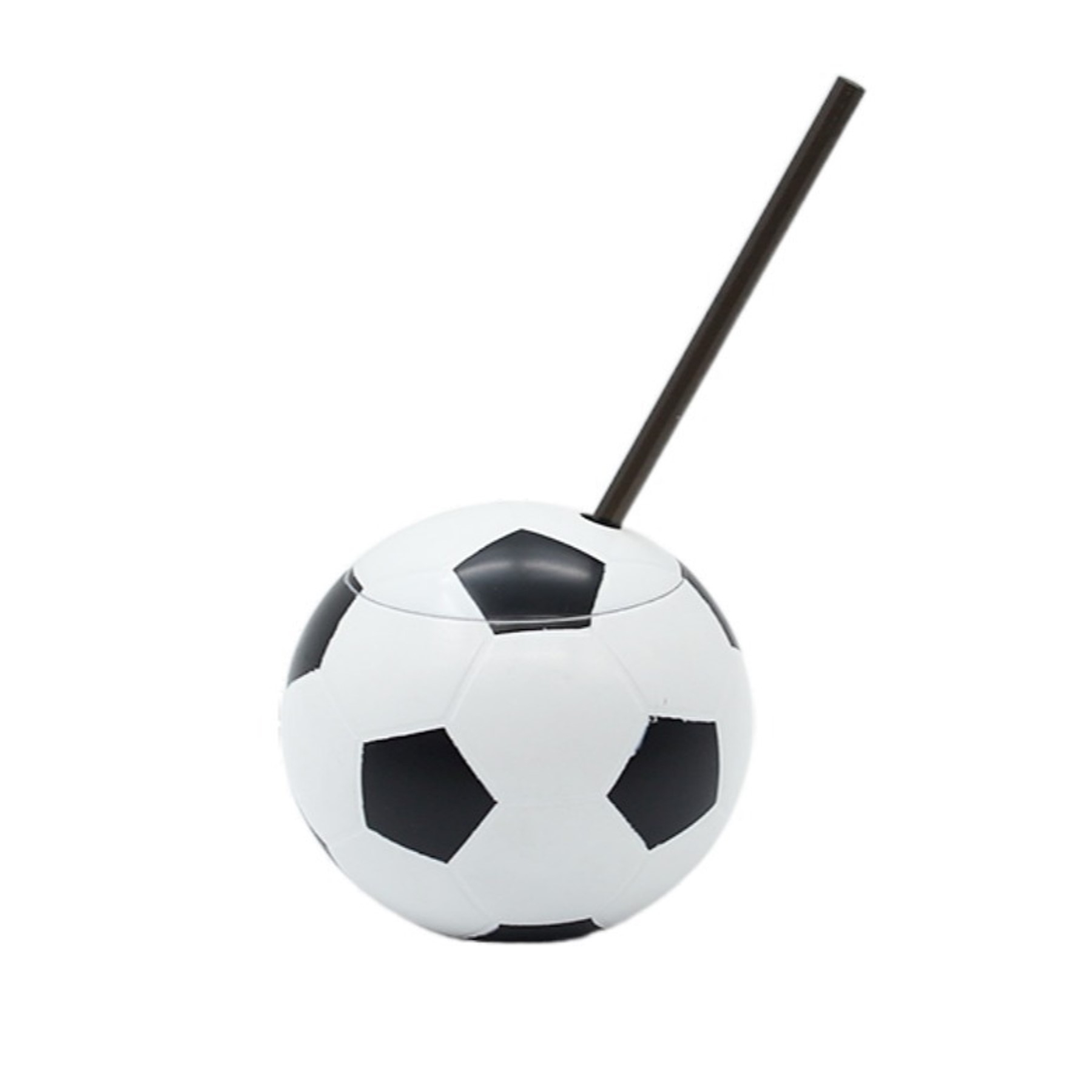 Round Sport Soccer Straw Cup (direct import) 7