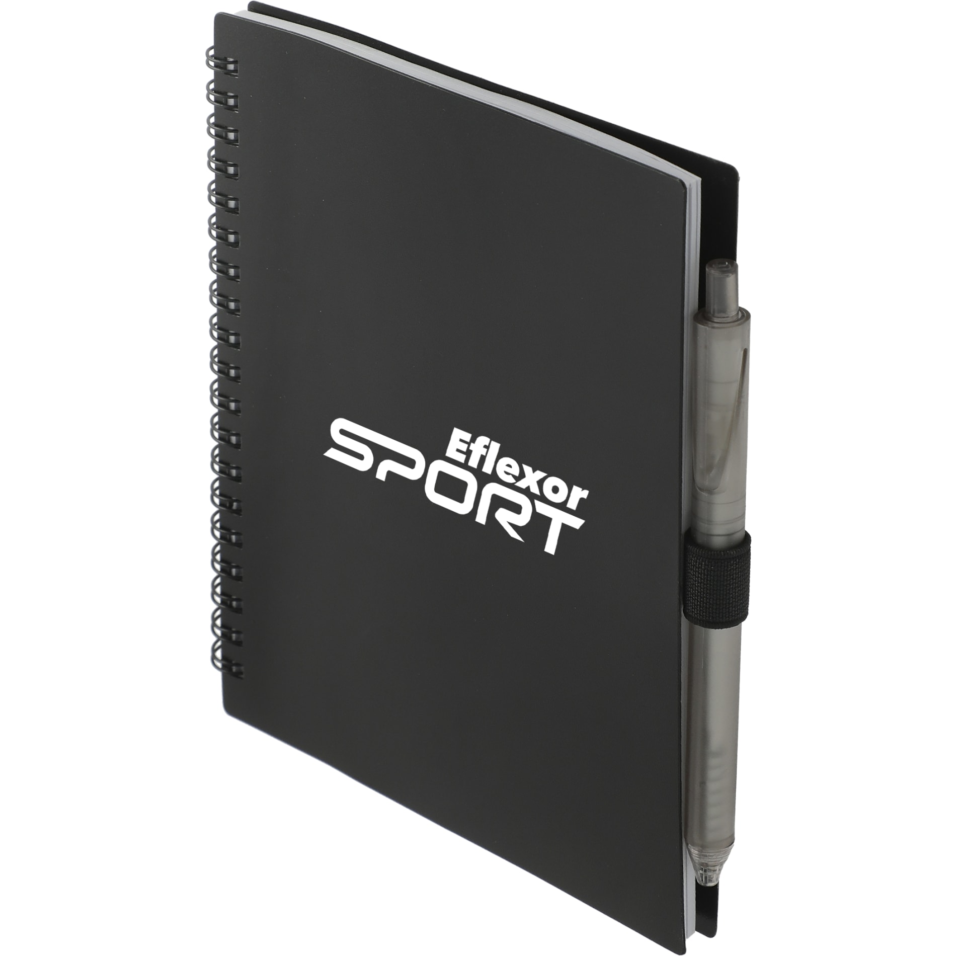 FSC® Recycled 5.5” x 7” Spiral Notebook w/ RPET Pe 25