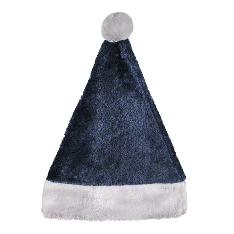Navy Blue Santa Claus Hat 3