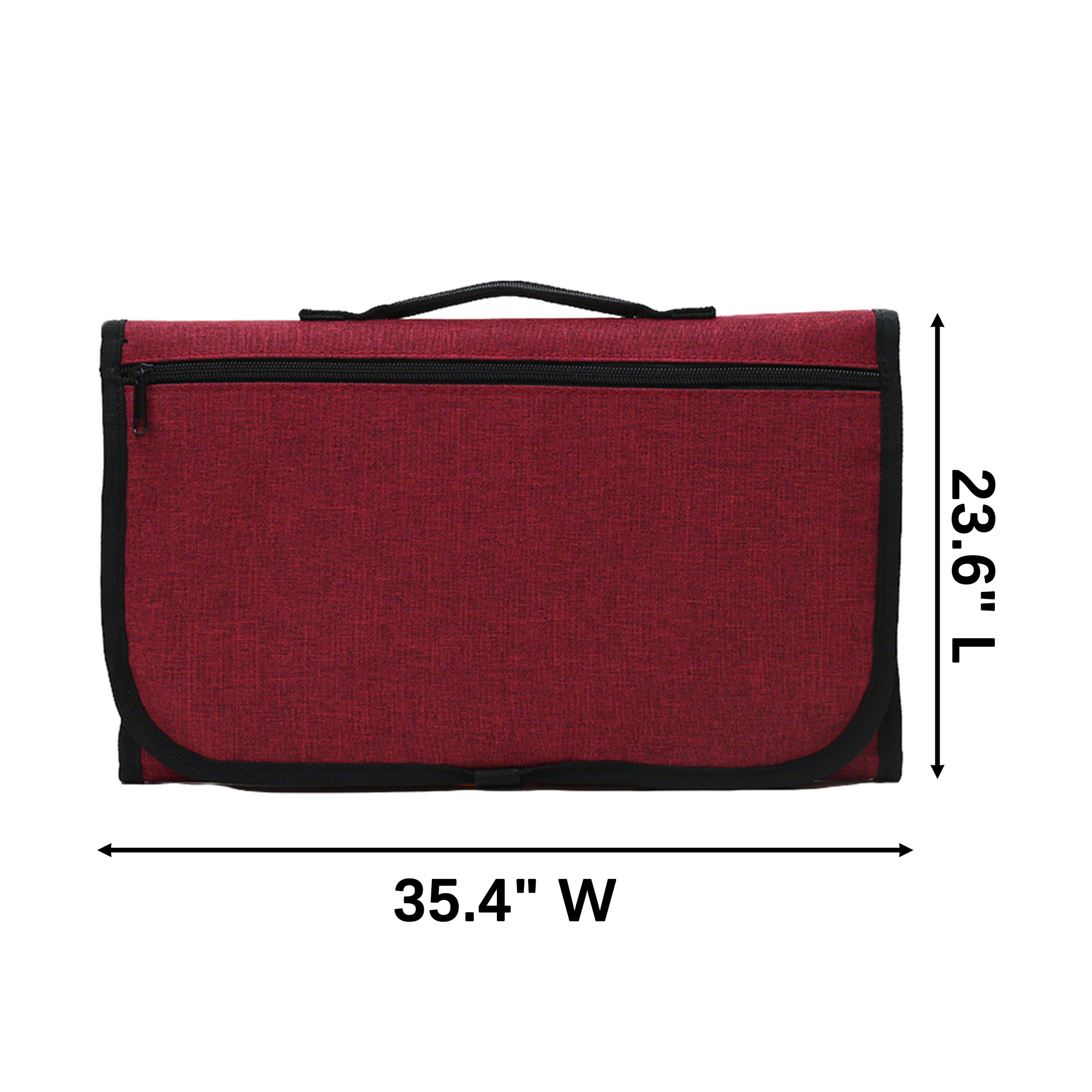 Foldable Polyester Diaper Changing Mat With Head Pad 23.6" x 35.4" 7