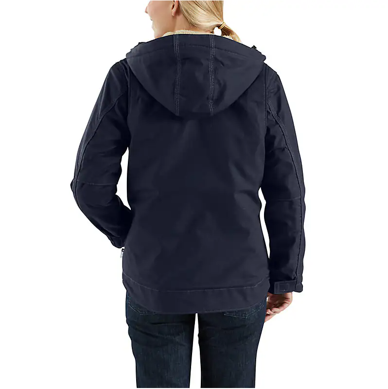 Carhartt Womens FR Full Swing® Loose Fit Quick Duck® Sherpa-Lined Jacket 4