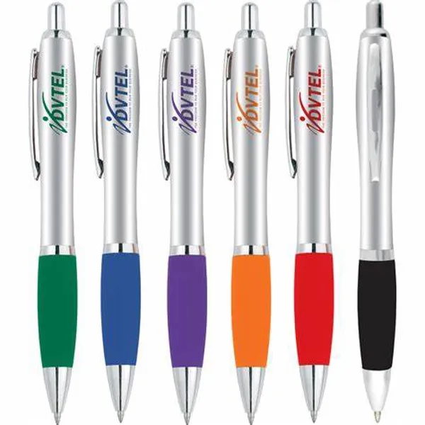 Promotional Silhouette Satin Grip Pen 2