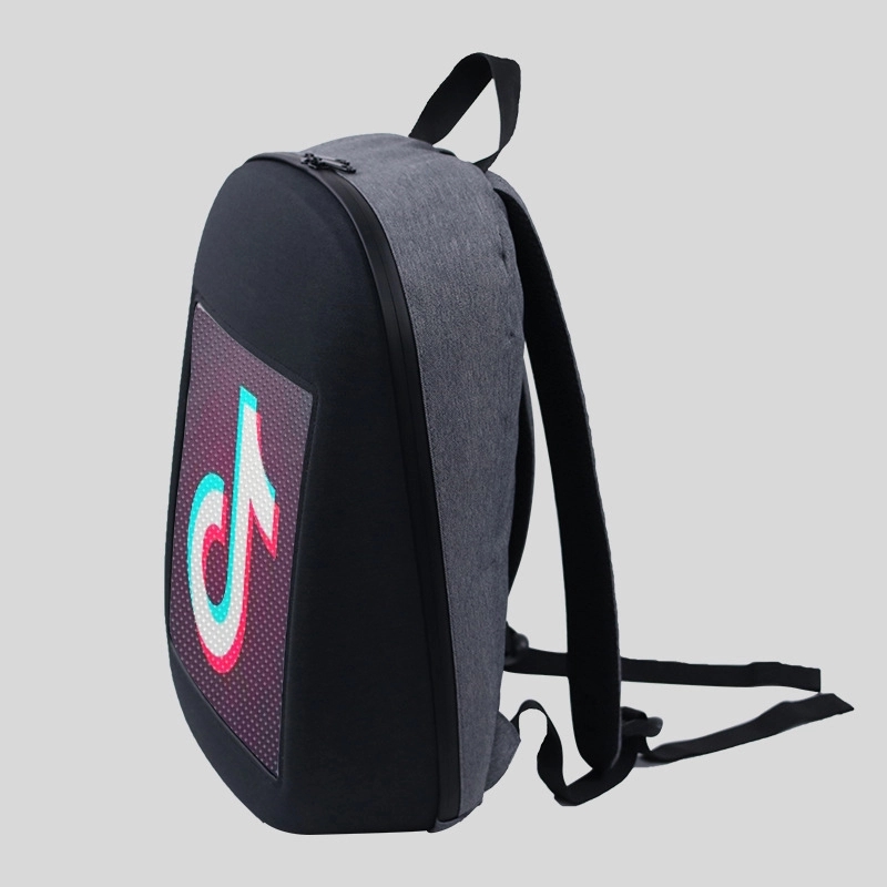 Backpack with LED advertising screen 5
