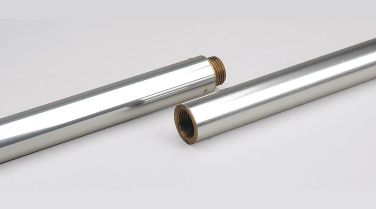 Silver Aluminum Indoor Flagpole - 8' Length 1" Diameter 1