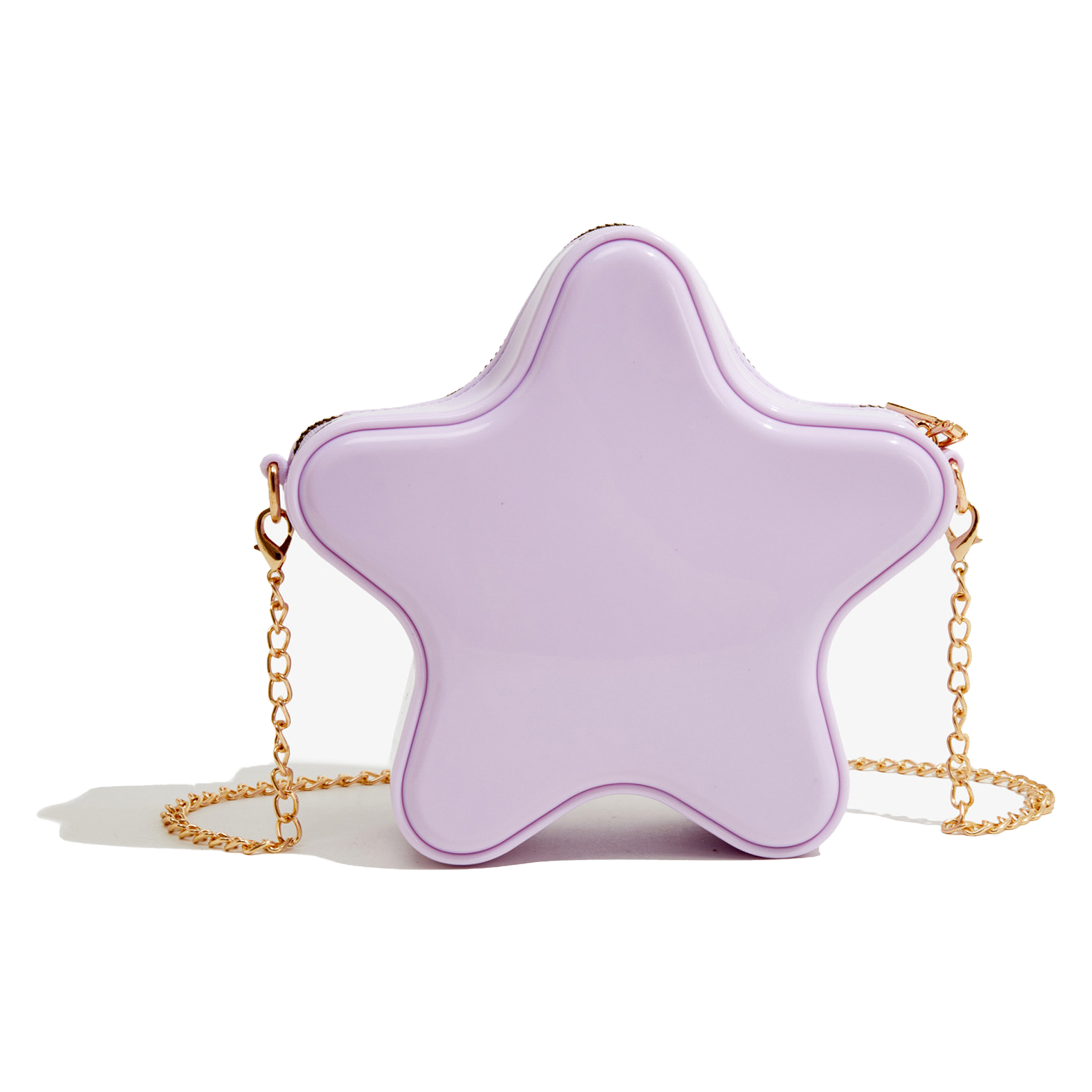Pvc Mini Solid Color Star Handbag 8