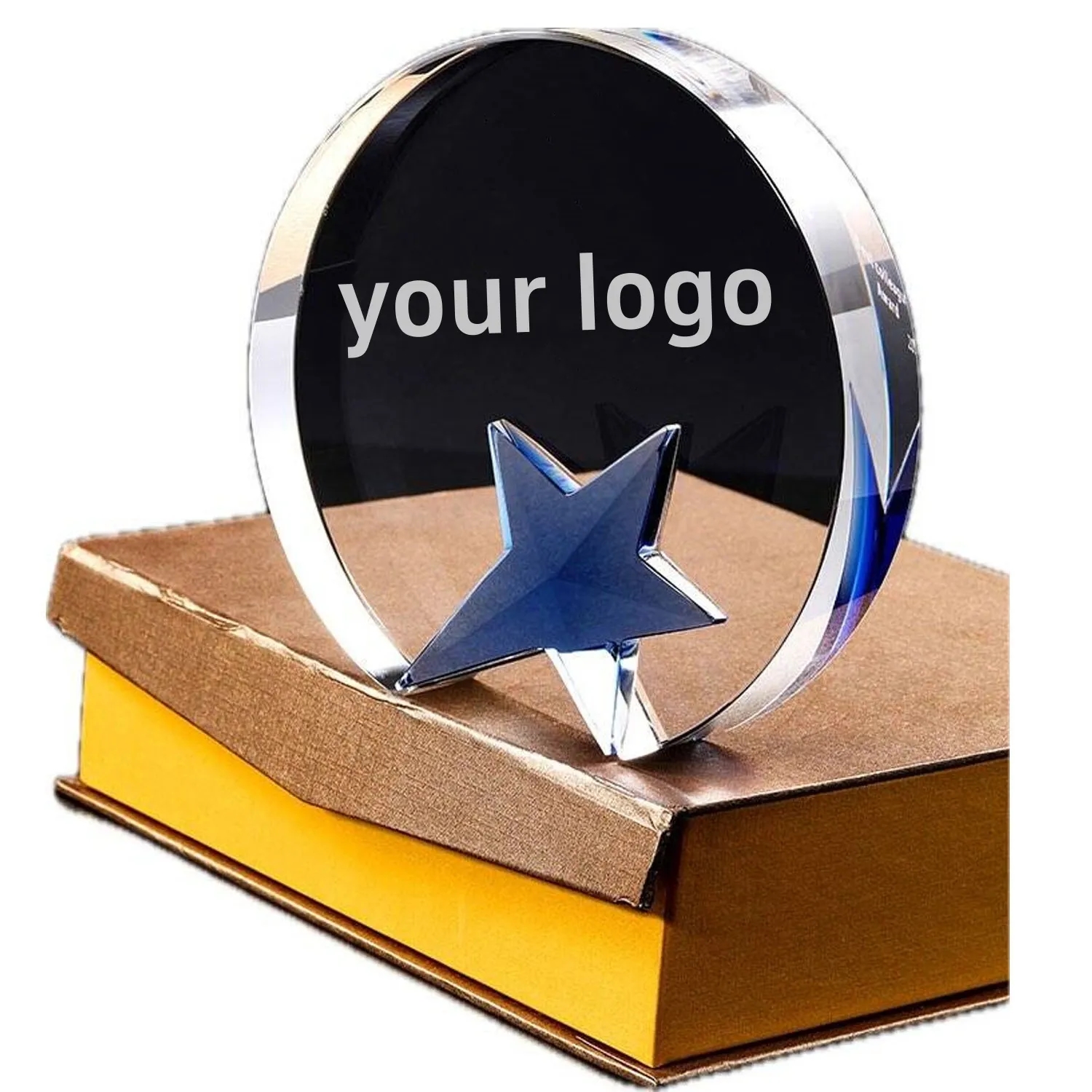 Crystal Award Personalized Glass Trophy Engraved 8