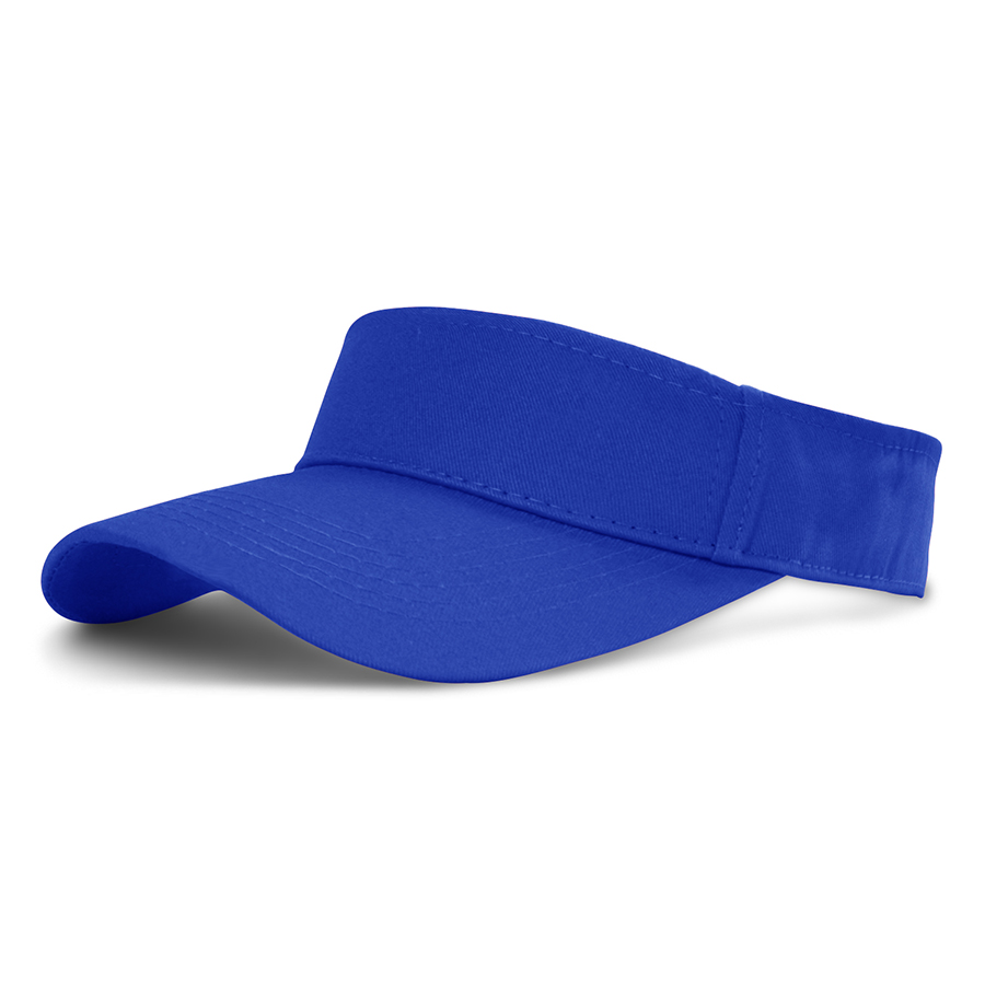 Stock Solid Color Cotton Visor 33