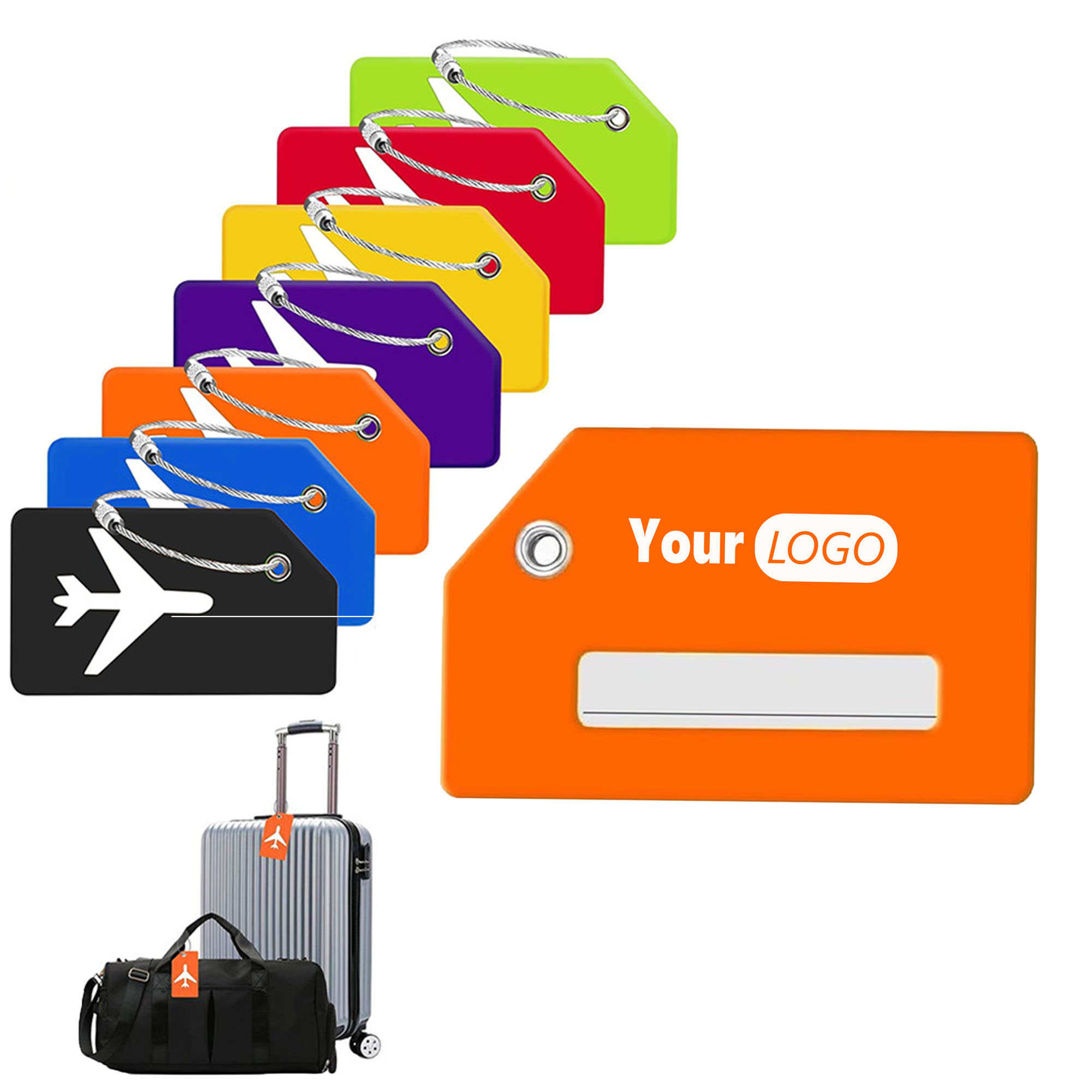Privacy-Backed Writable Luggage Label for Suitcases 3