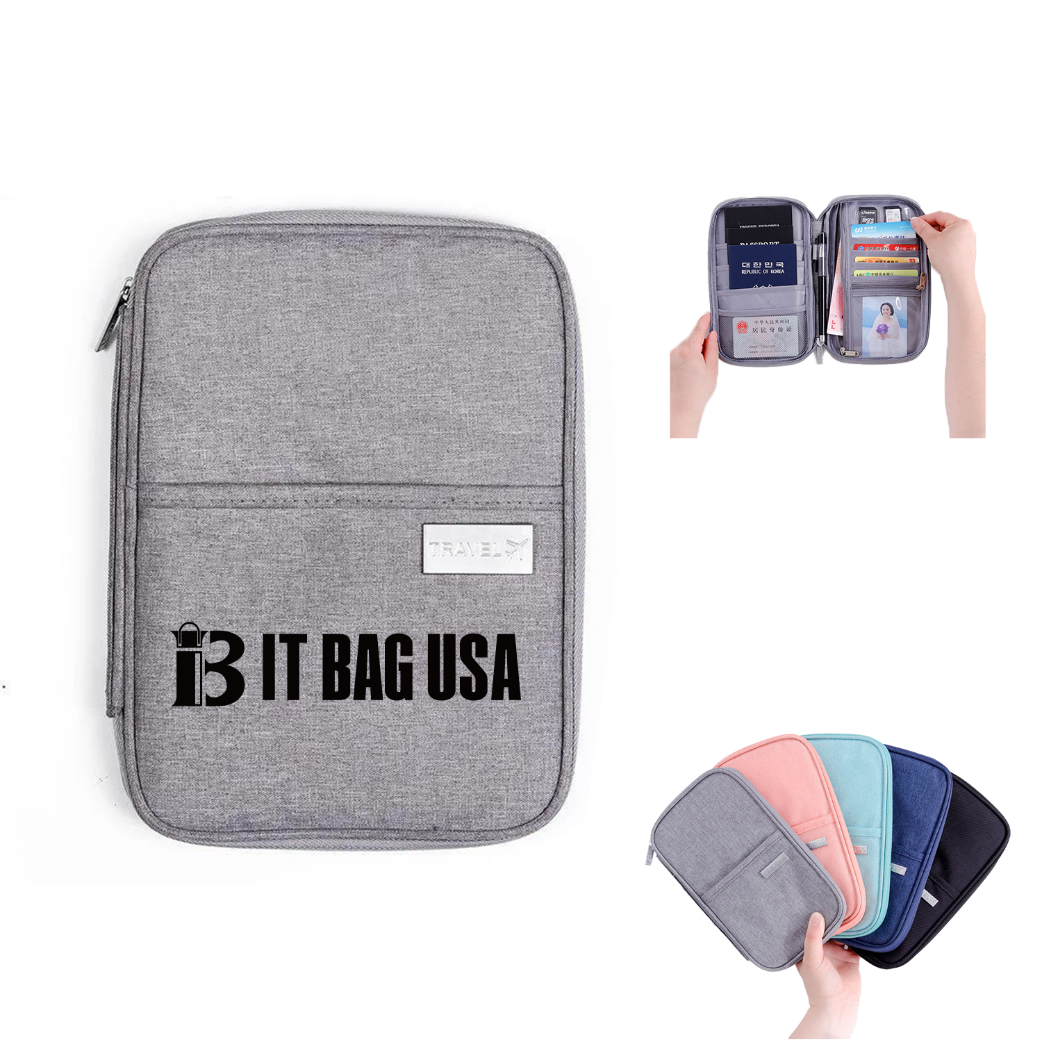 Passport Wallet Travel Document Holder 2