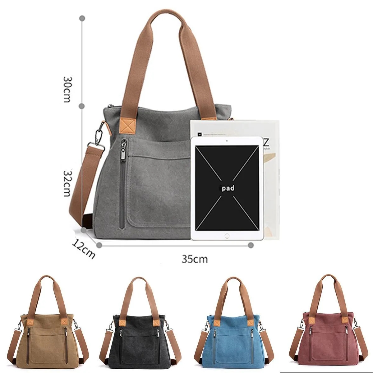Canvas Shoulder Bags 4