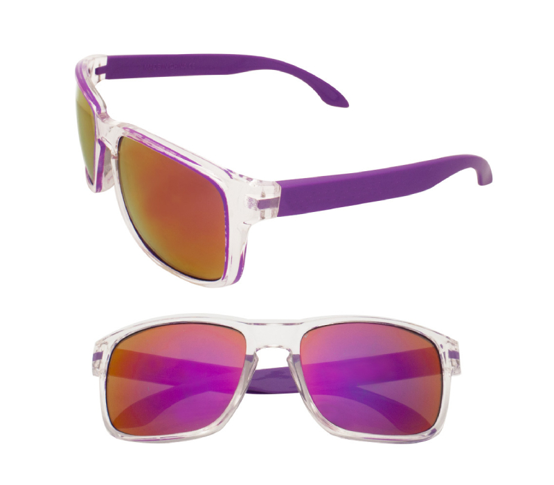 Two-Tone Mirror Lenses Polycarbonate Sunglasses 3