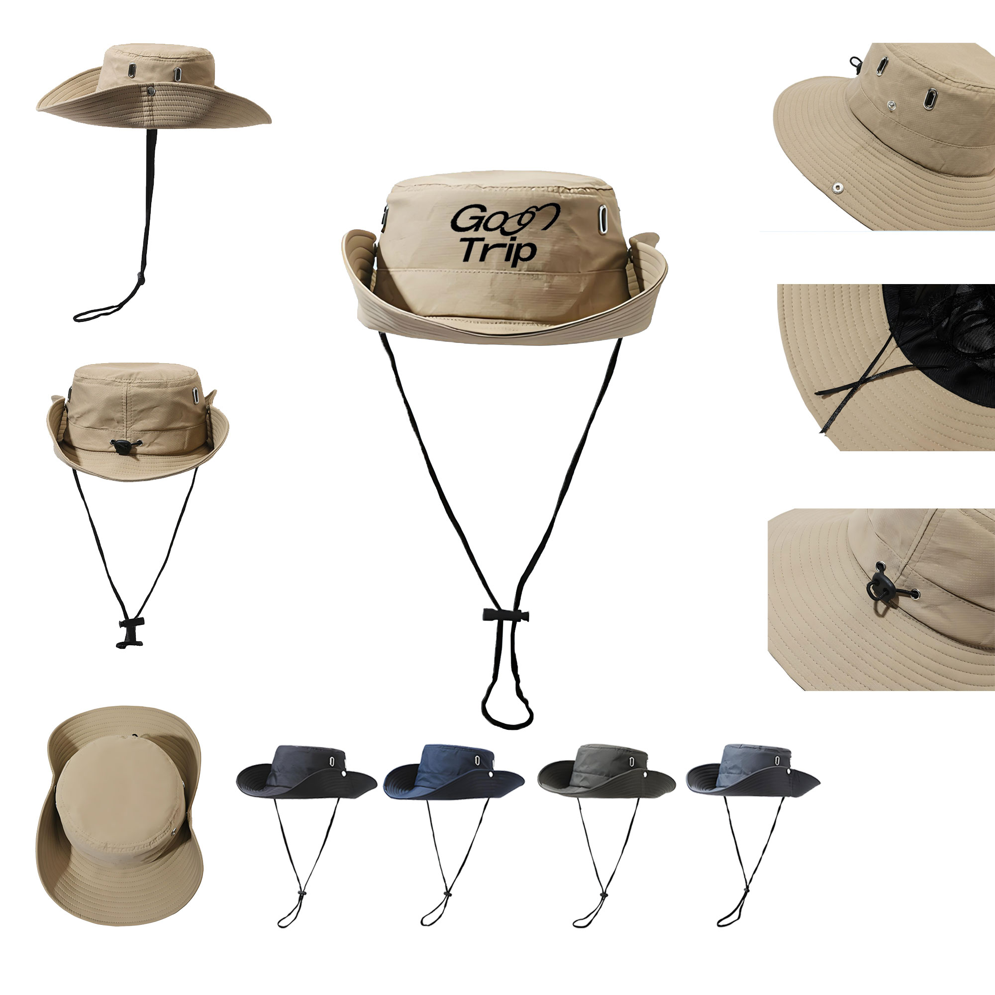 Bucket Hat with Chin Strap 3