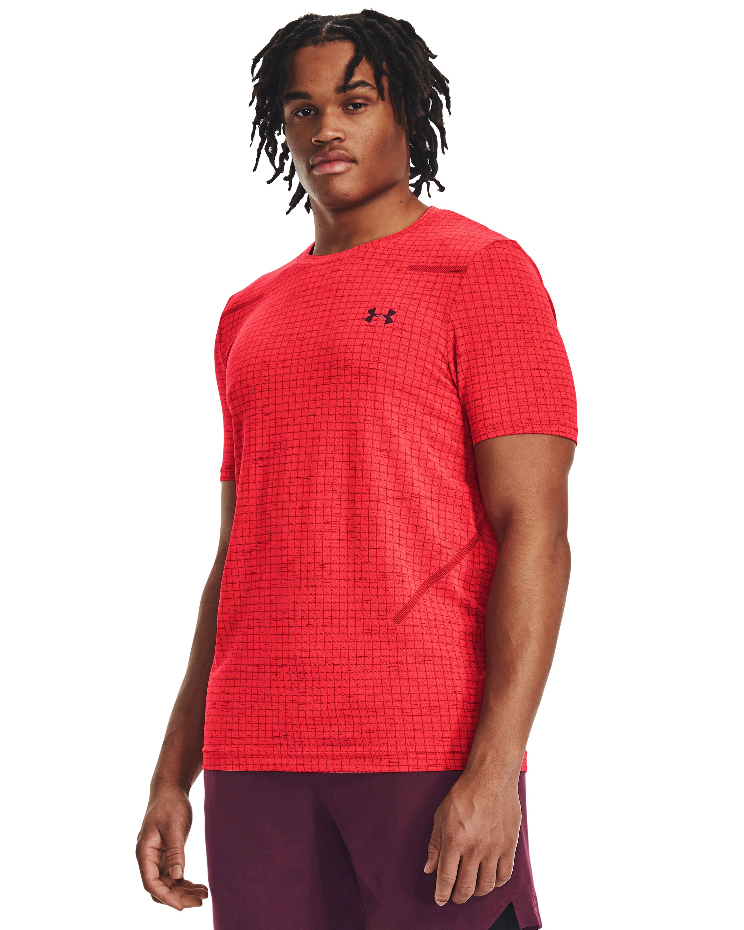 UA Seamless Grid Men's Short Sleeve 7