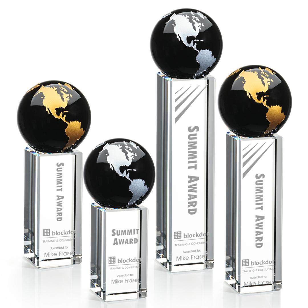 Luz Globe Award - Black/Gold
