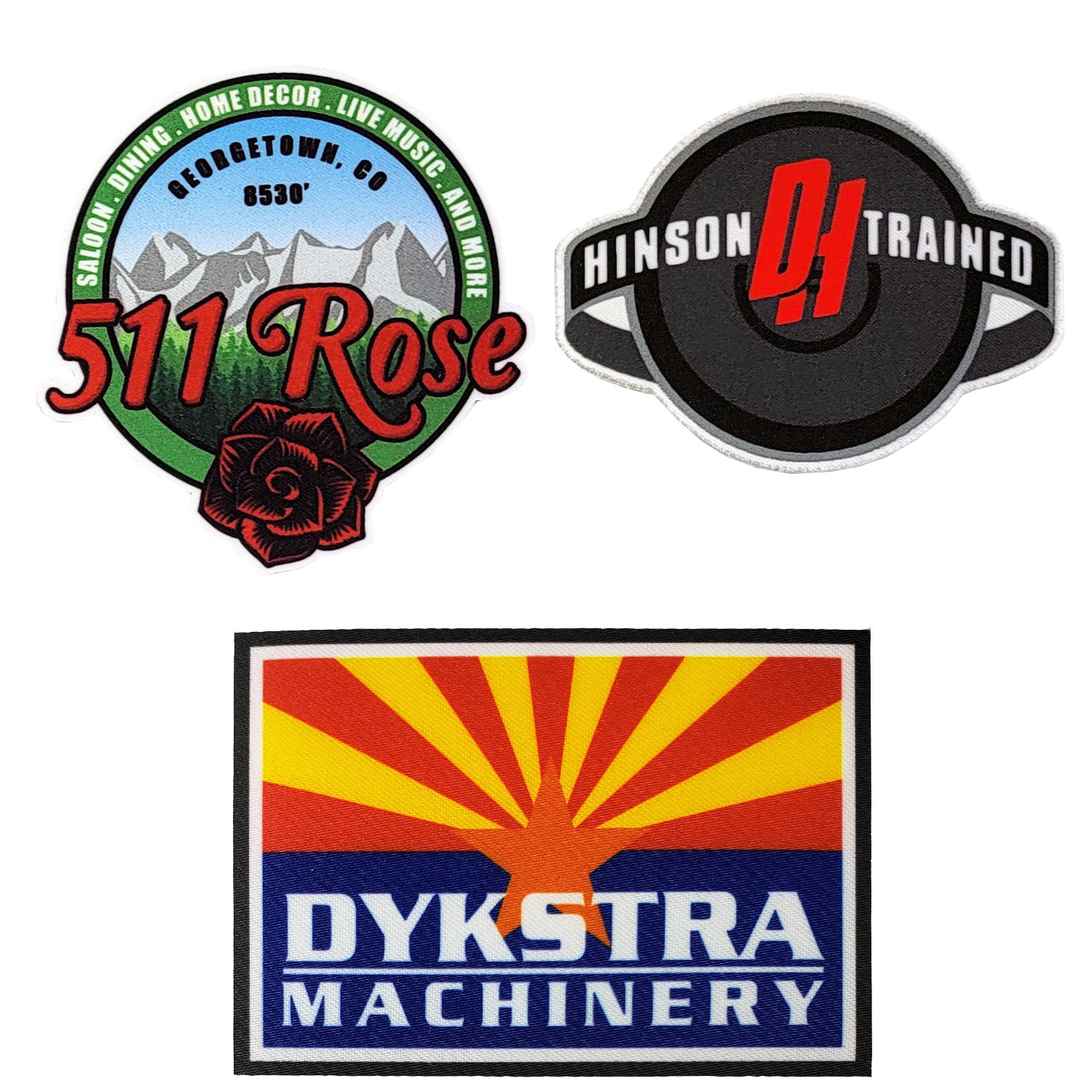 Full Color Dye Sublimation DigiPrint Patches 5