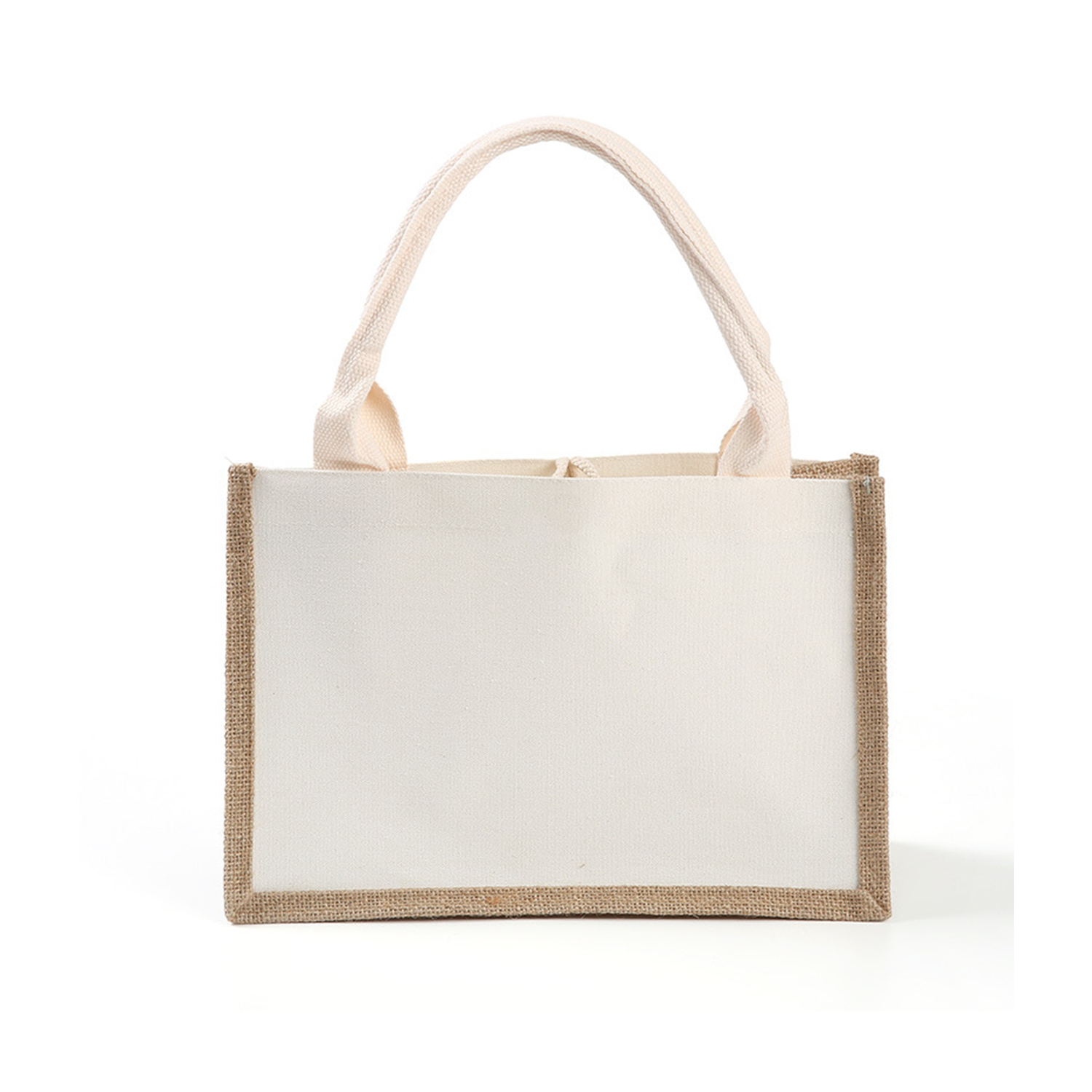Large Jute Tote Bag, custom tote bag with logo imprint 3