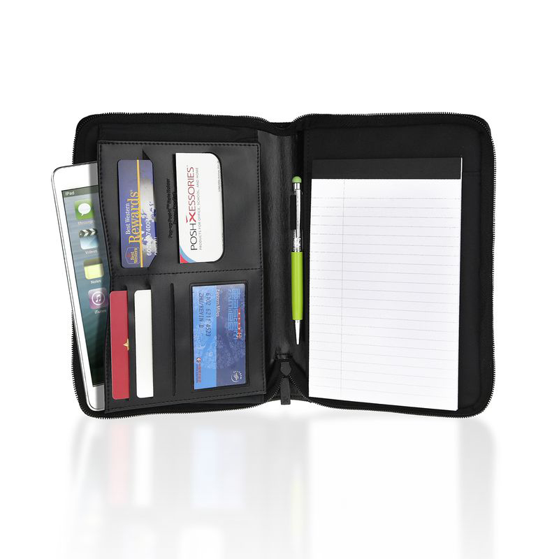 Atlantis Leather Junior Portfolio (Black) 3