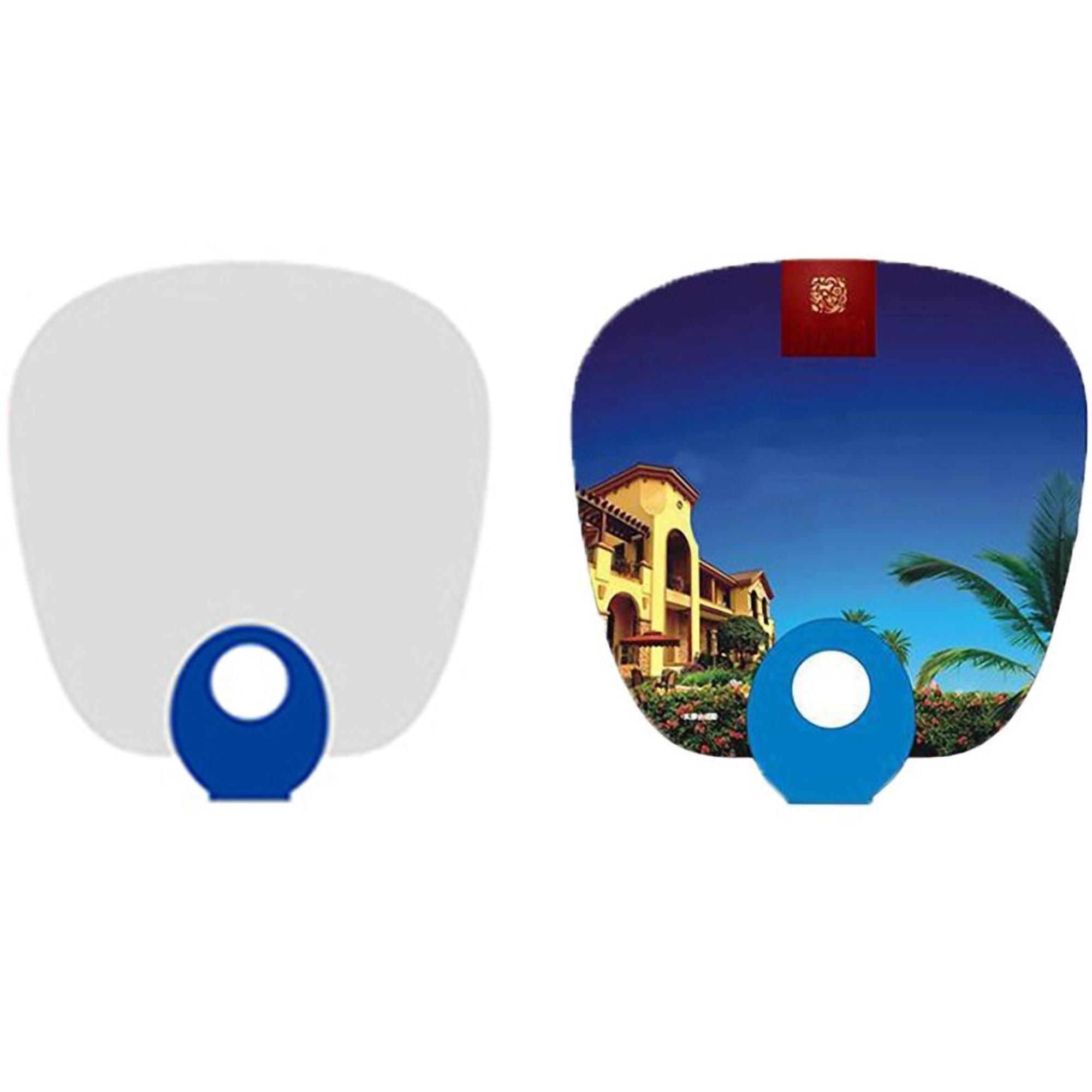 Circular Polypropylene Hand Fan 2