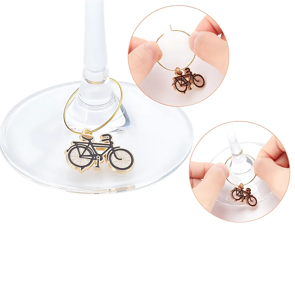Enamel Wine Charms 3