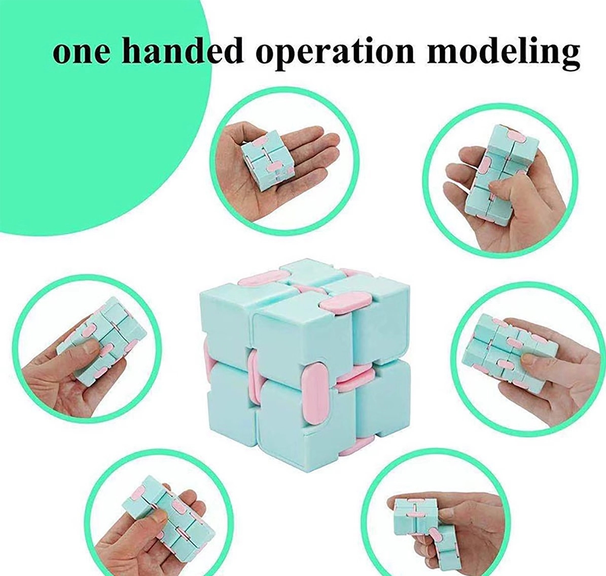 Infinity Cube Toy Anxiety Relief Fidget 2