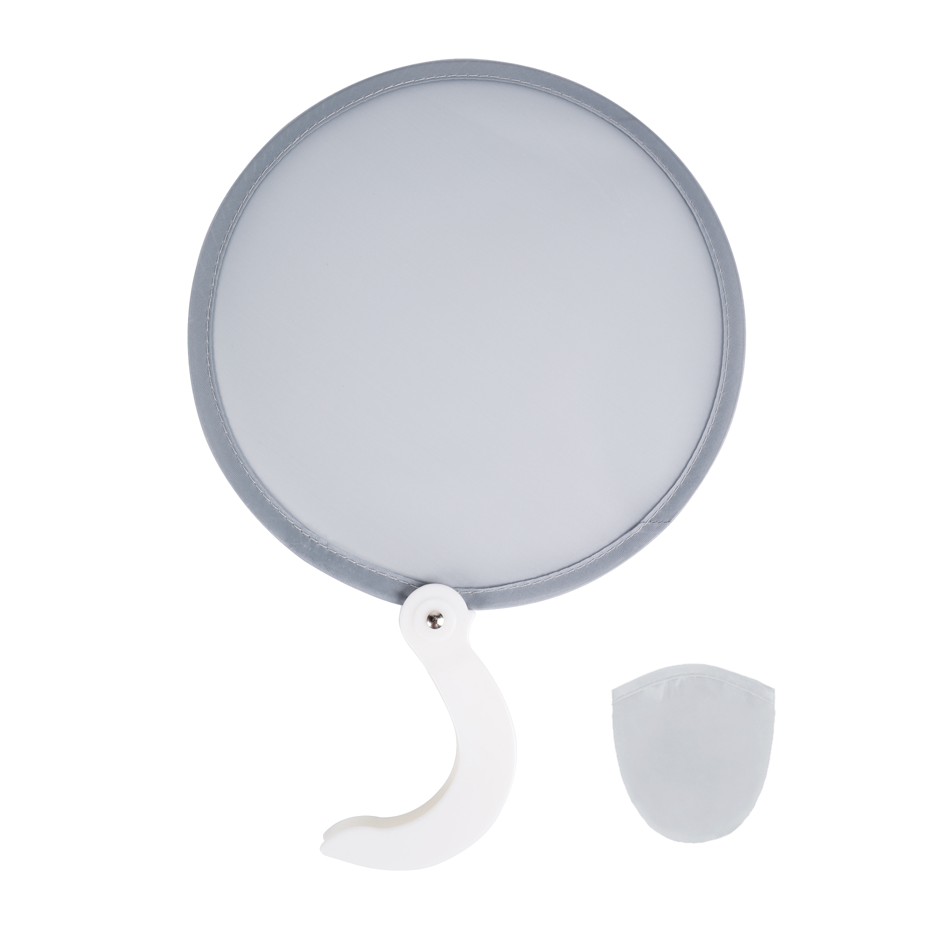 Pop Up Twist & Fold Hand Fan With Handle 7