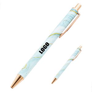 Click Action Marble Texture Metal Pen 8