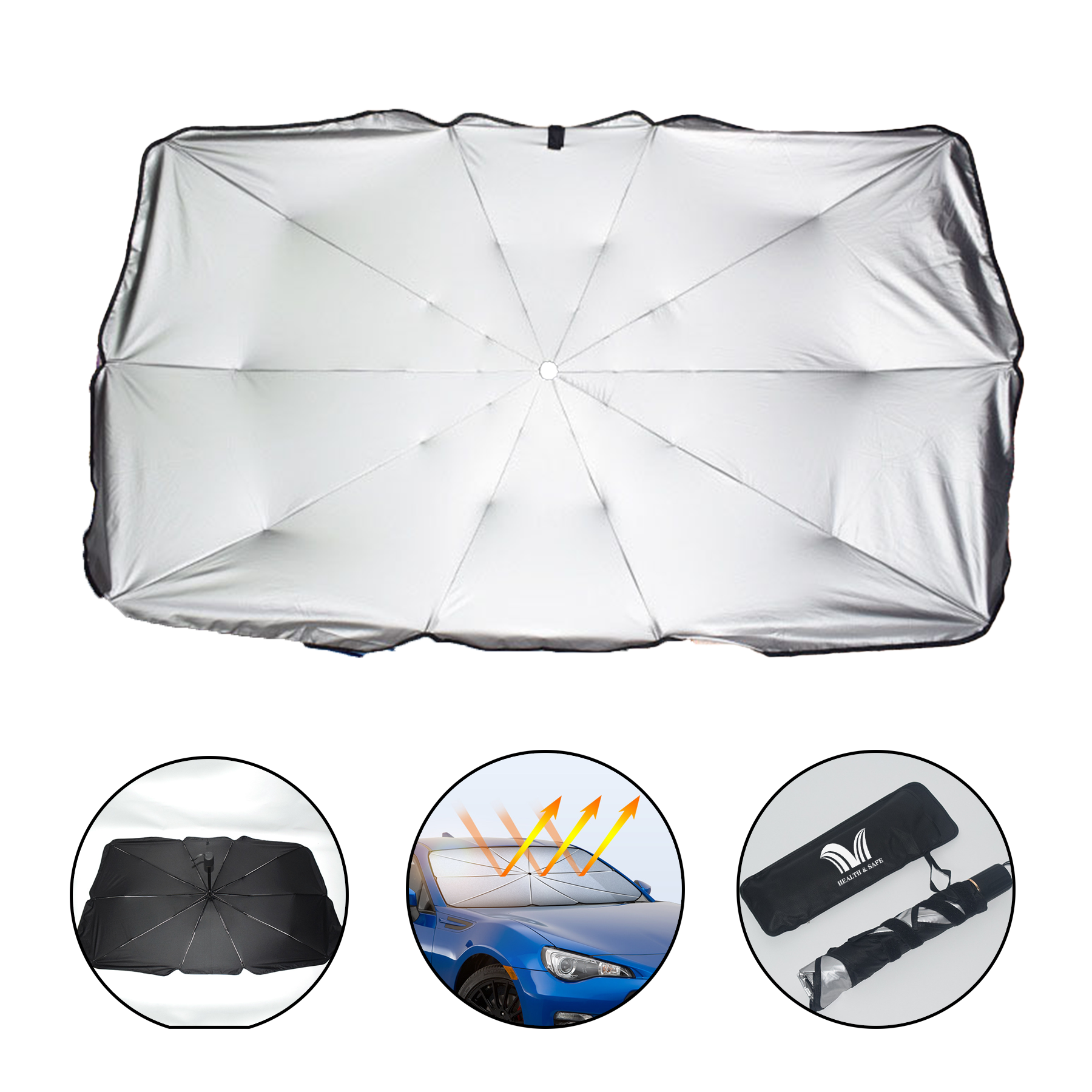 Auto Front Windshield Sunshade 1