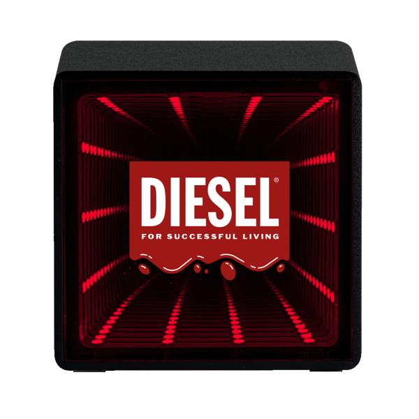 Orbit Wood Grain Mirror Light-Up Speaker 45