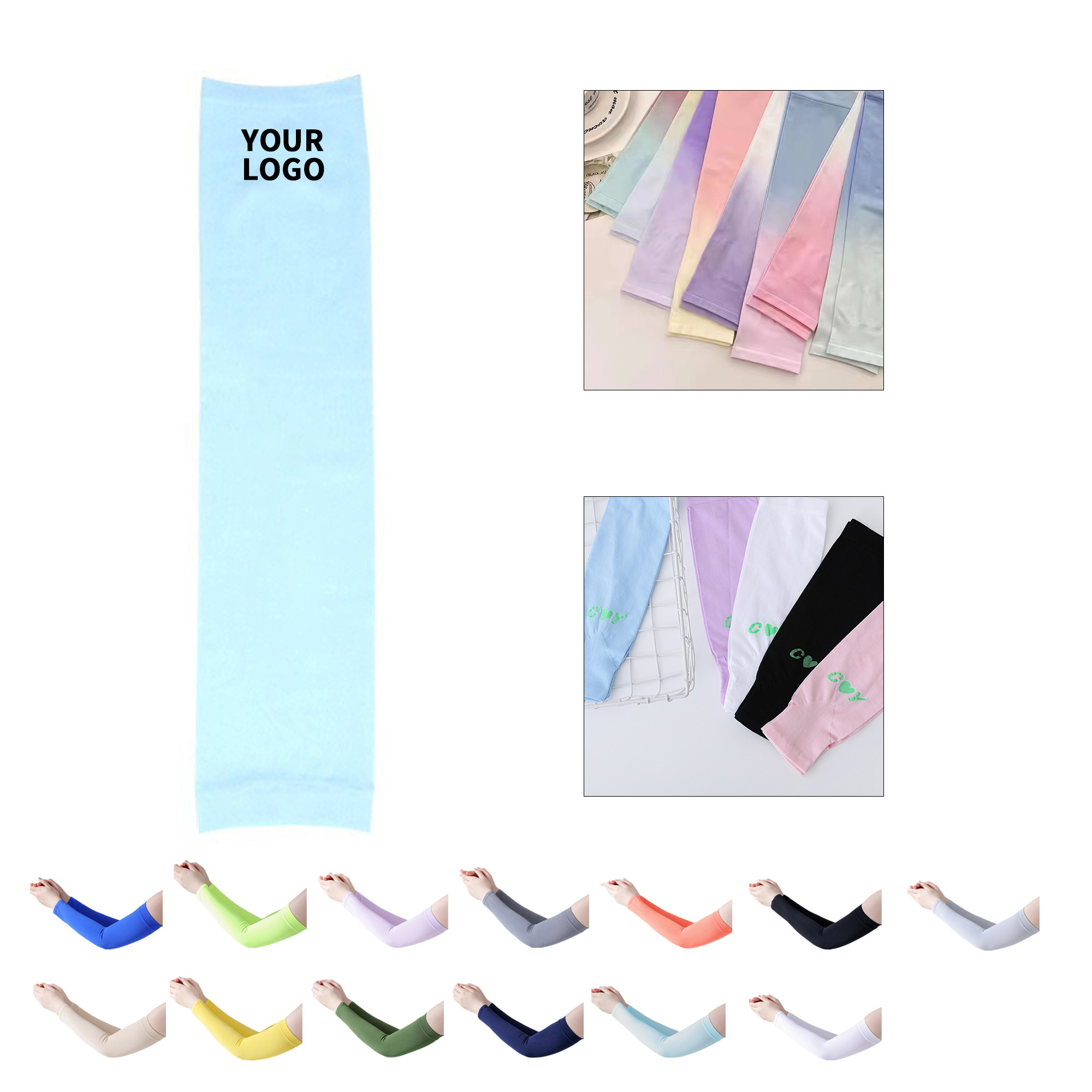 Cooling Nylon Sun Protection Arm Sleeve 5