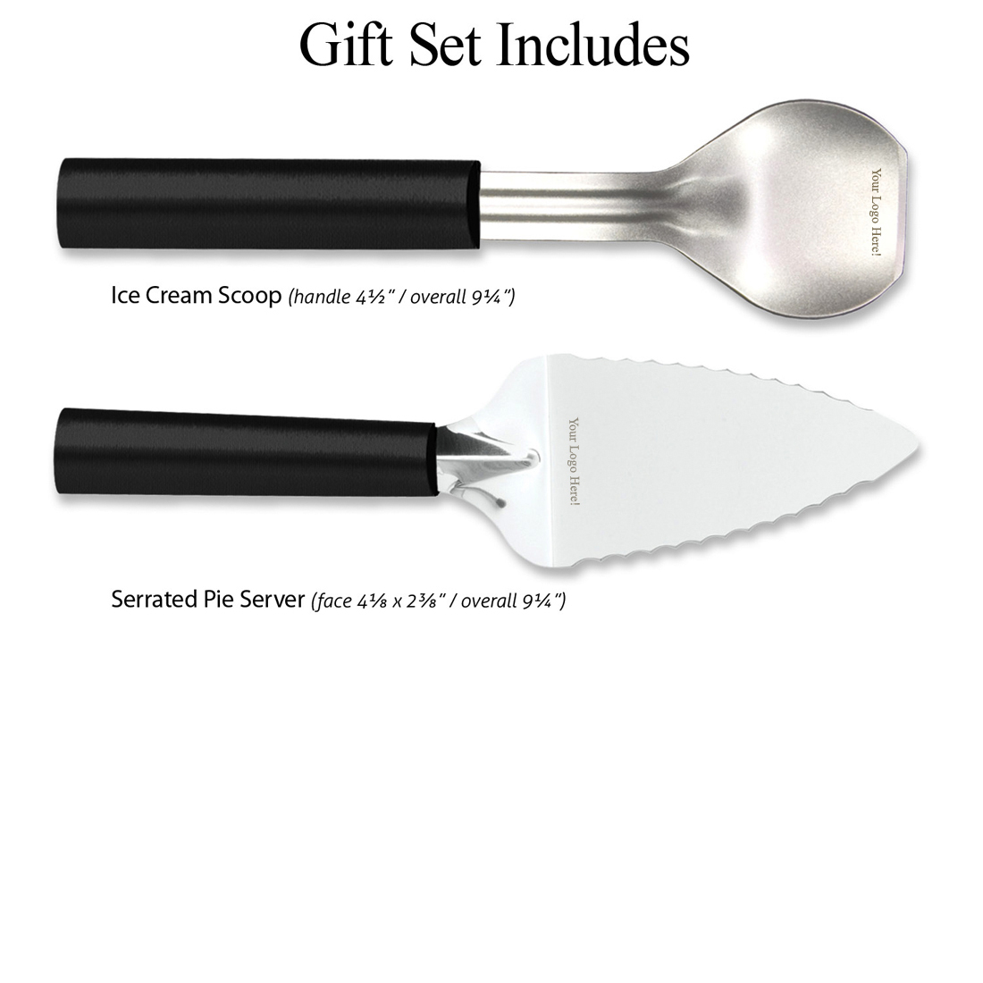 Pie A'La Mode Gift Set w/Black Handle 3