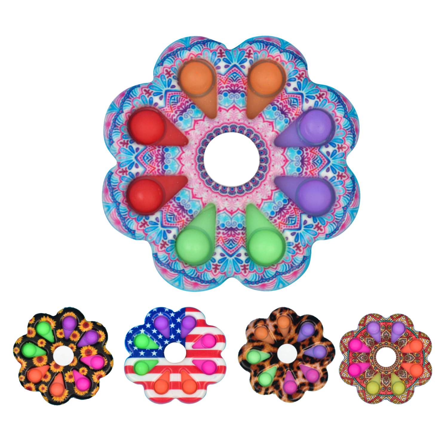 Push Pop Colorful Bubble Sensory Fidget Toy 1