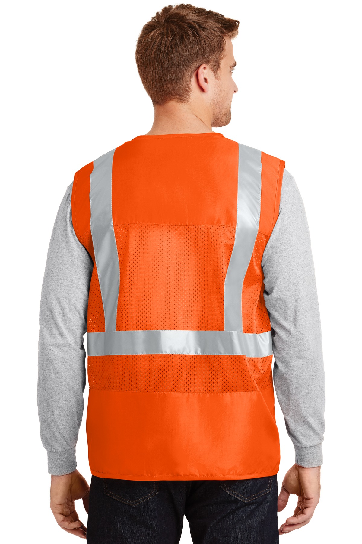 CornerStone - ANSI 107 Class 2 Mesh Back Safety Vest. CSV405 3
