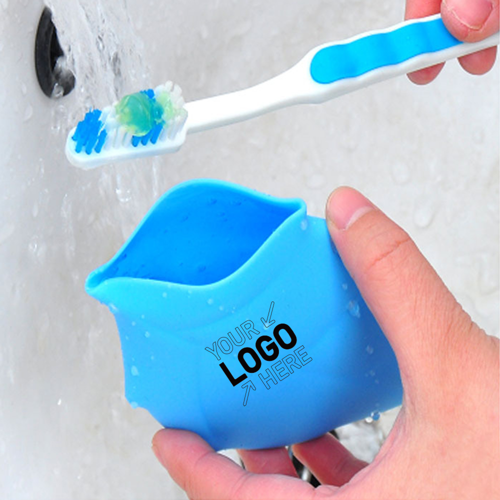 Silicone Outdoor Folding Maple Leaf-shaped Drink Cup 7